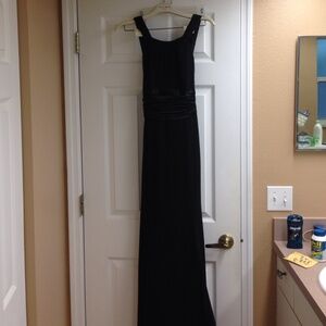 Black floor length gown